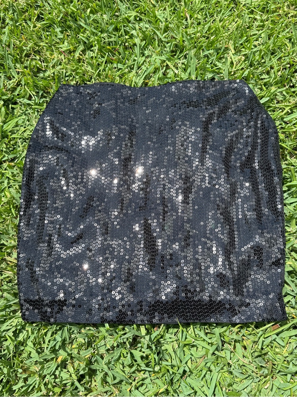 Michael Kors Black Sequin Mini Skirt